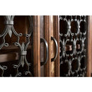 Farmhouse Style 3-Door With Grills Reclaimed Wood Sideboard