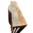 Reclaimed Wood Spindle Console