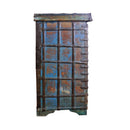Antique Wooden Chest With Metal Console