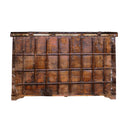 Antique Wooden Chest With Metal Console