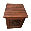 Iron Grill End Table