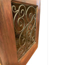 Iron Grill End Table