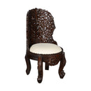 Lattice Carved Accent Chair