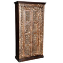 Fine Carved Armoire With Spindles