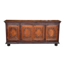 French Style 4 Door Solid Wood Sideboard