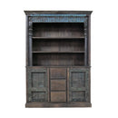 Antique Doors Columns Repurposed Rustic Tall Hutch