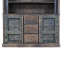 Antique Doors Columns Repurposed Rustic Tall Hutch
