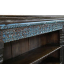 Antique Doors Columns Repurposed Rustic Tall Hutch