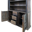 Antique Doors Columns Repurposed Rustic Tall Hutch