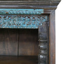 Antique Doors Columns Repurposed Rustic Tall Hutch