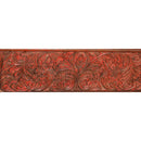 Carved Distressed Red Chest Coffee Table