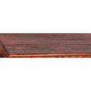 Carved Distressed Red Chest Coffee Table