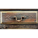 Eclectic Hand Painted Solid Wood Buffet With Drawers