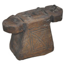 Antique Wooden Oil Pot Ranch Style Decor