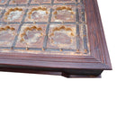 Antique Carved Teak Wood Door Repurposed Rustic Dining Table