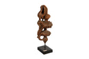 Antique Carved Wooden Corbel On Display Stand