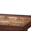 1900s Antique Door Top Solid Wood Dining Table