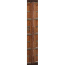 1900s Arched Antique Teak Wood Door Armoire