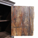 Antique Country Style Carved 4-Door Solid Wood Extra Large Credenza