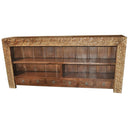 Famhouse Carved Doorframe Repurposed Solid Wood Large Hall Table