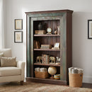 Antique Carved Doorframe Repurposed  4 Shelves Farmhouse Bookcase