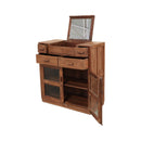 Antique Dressing Cabinet With Mirror