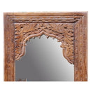 Antique Carved Arch Free-Standing Mirror