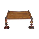 Eclectic 36" Square Teak Wood Coffee Table