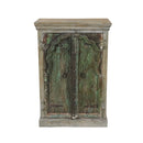 Moorish Arch 2-Door Solid Wood Boho Cabinet