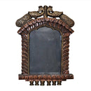 Eclectic Peacocks Carved Metallic Painted Wall Picture Frame