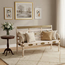 Elegant Solid Wood Living Room Sofa Bench and Chairs
