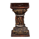 Ornate Carved Wooden Display Pedestal