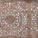 Hand Carved Solid Wood Lattice Decorative 36" x 72" Barn Door