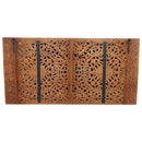 Hand Carved Solid Wood Lattice Decorative 36" x 72" Barn Door