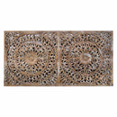 Hand Carved Solid Wood Lattice Decorative 36" x 72" Barn Door