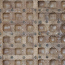 Ornate Hand Carved Mango Wood 90" Tall Door