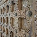 Ornate Hand Carved Mango Wood 90" Tall Door