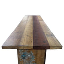 Antique Wheel Repurposed Eclectic Console