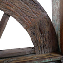 Antique Wheel Repurposed Eclectic Console