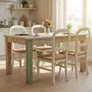 Reclaimed Teak Wood Farmhouse Style 6- Seater Dining Table