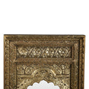 Ornate Moorish Arch Mirror With Brass Foil Cladding