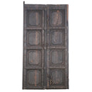 Early 1900s Antique Carved Panel Double Door