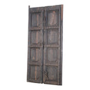 Early 1900s Antique Carved Panel Double Door