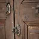 Early 1900s Hand Carved 81" Tall Teak Wood Antique Door