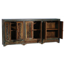 Farmhouse Style Reclaimed Wood 90" Long Sideboard