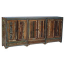 Farmhouse Style Reclaimed Wood 90" Long Sideboard