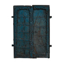 1900s Vintage Distressed 28" Tall Window Shutter Wall Art