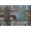 Ranch Style Antique Arched Door Repurposed Tall Teak Wood  Armoire