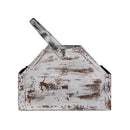 Farmhouse Style Distressed Metal Basket