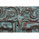 Ranch Style Antique Door Upcycled Storage Cabinet